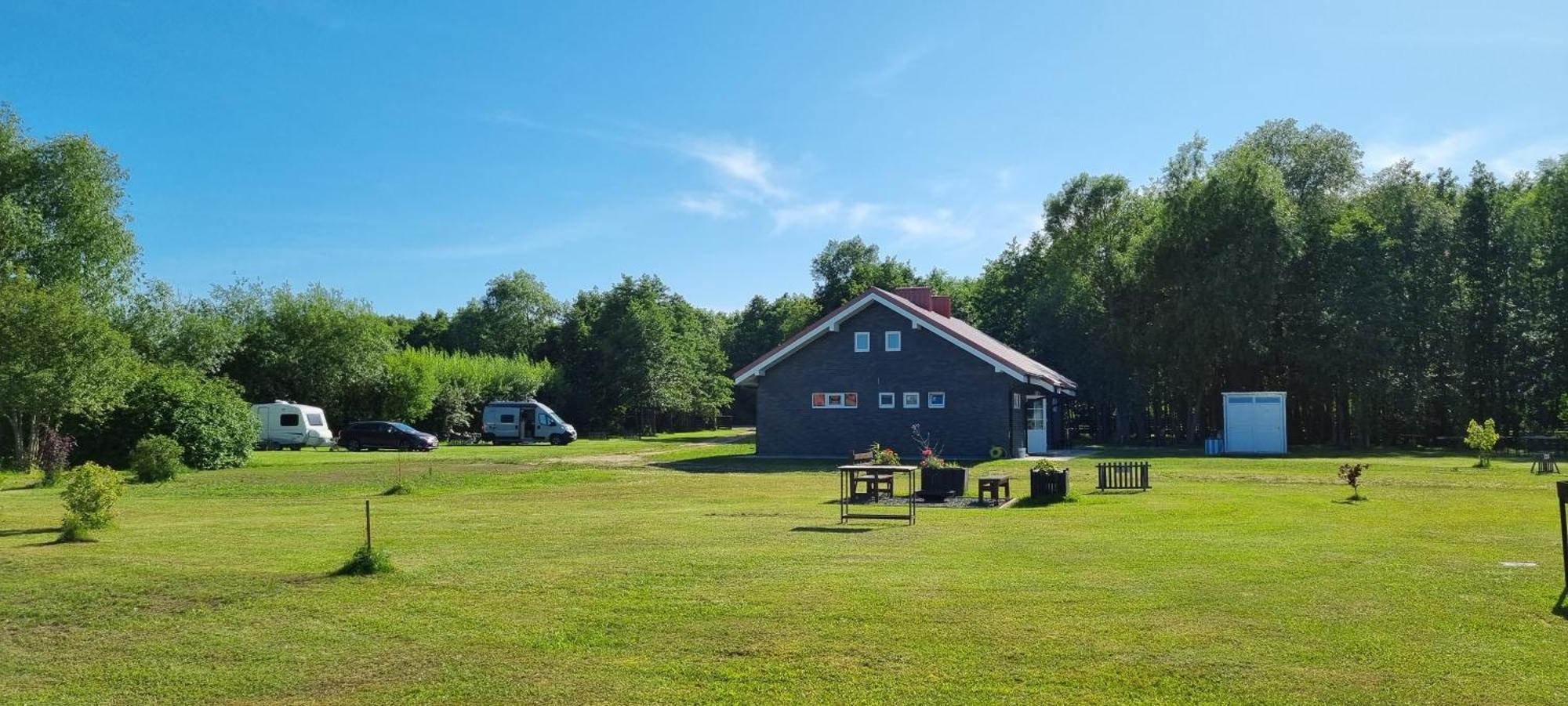 Campsite 37A - Wooden Cabins Karklė Exteriér fotografie