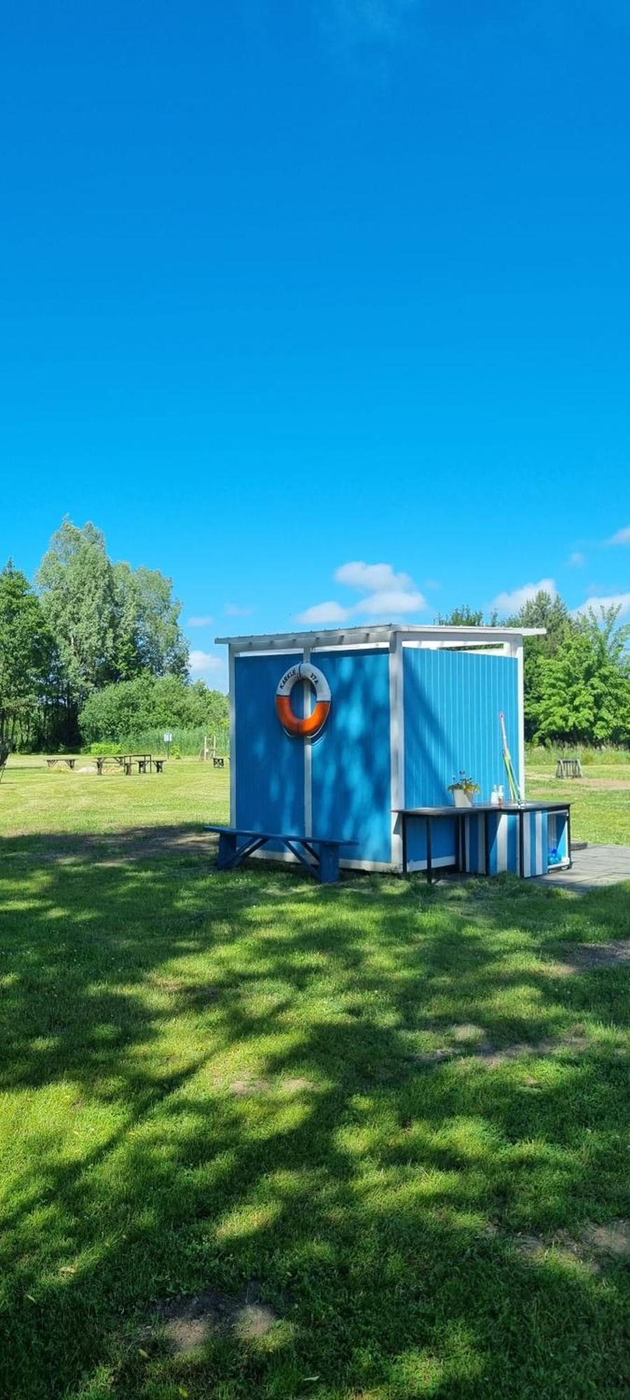 Campsite 37A - Wooden Cabins Karklė Exteriér fotografie